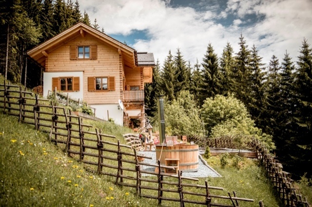 Einsam gelegenes Chalet in den Kärntner Bergen