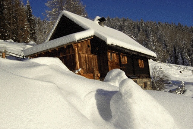 Almhütten Urlaub Österreich-Winter PJB00254