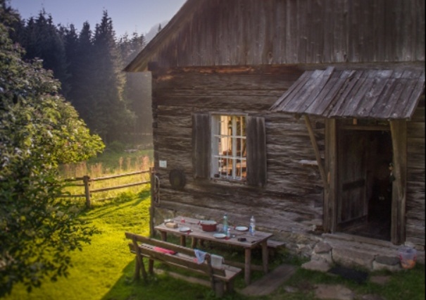 Einsame Berghütte mieten-romantische Hütten Kärnten Österreich